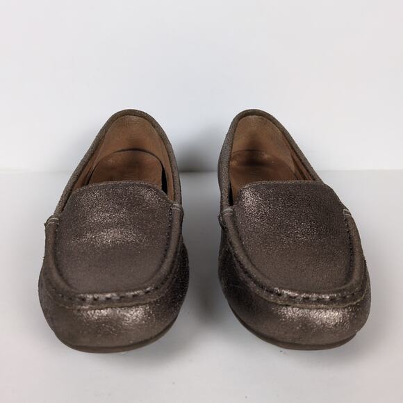 VIONIC Debbie Loafer Metallic Gold Leather Orthotic Comfort Women's 7.5 Wide - Picture 6 of 8